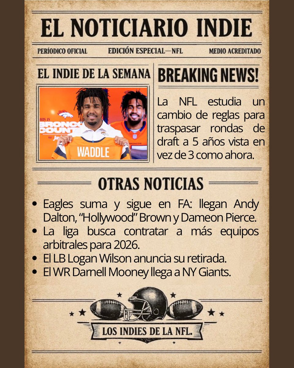 Los INDIES de la NFL tweet media