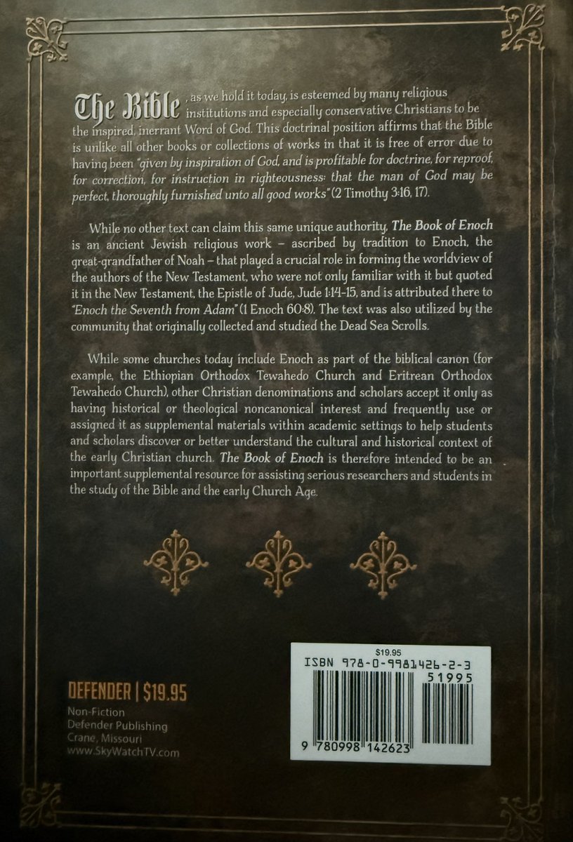 It had to be done…#Enoch #Orthodox #BooksWorthReading