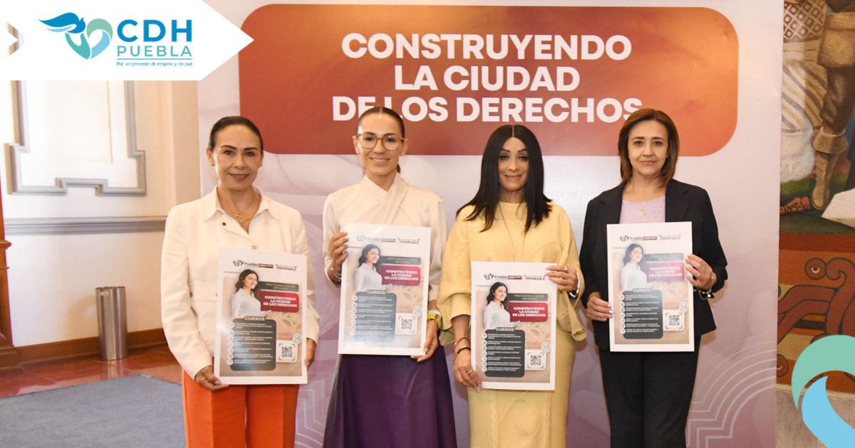 CDHPuebla's tweet photo. 🏛️ Impulsar la capacitación es avanzar hacia instituciones más justas y cercanas.

La #CDHPuebla, a través de la presidenta Isela Sánchez Soya, asistió a la presentación de la plataforma de capacitaciones “Profesionalización Imparable”, encabezada por Mónica Silva Ruiz, Síndica Municipal de @PueblaAyto.

💬 En este espacio también participaron Cecilia Solís Quirino, Jefa del Departamento de Contenidos Educativos de la Comisión Nacional de los Derechos Humanos, y Germán Caporal Flores, Director de Derechos Humanos de la Sindicatura Municipal de Puebla, sumando esfuerzos para impulsar la formación con enfoque de derechos. 🤝

🌱 Desde la Comisión, reconocemos e impulsamos estas acciones de formación, orientadas a fortalecer las habilidades y conocimientos en materia de derechos humanos, contribuyendo a la construcción de instituciones más preparadas, sensibles y comprometidas con la ciudadanía. 📚💻

#PorUnPresenteDeRespetoYDePaz #CDHPuebla #Capacitación #DerechosHumanos #Profesionalización #Puebla
