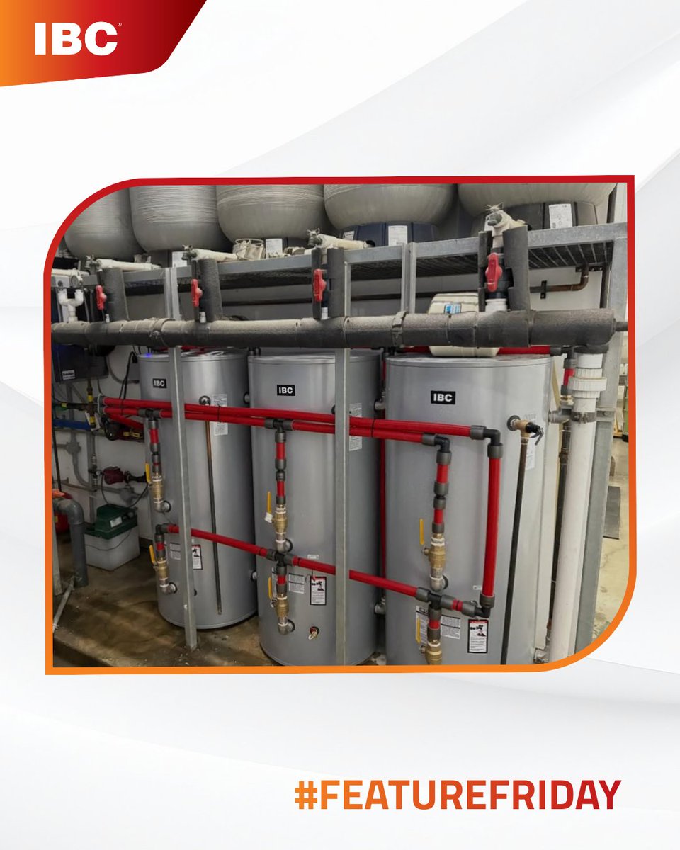 Today's #FeatureFriday spotlights this installation from Zolarayz in Woodstock, Ontario. These multiple IBC IWT Storage Tanks are working together to provide large-capacity hot water storage for a busy dairy farm. 🐄

#ibcboilers #hotwaterstorage #DHW #hydronicsystems