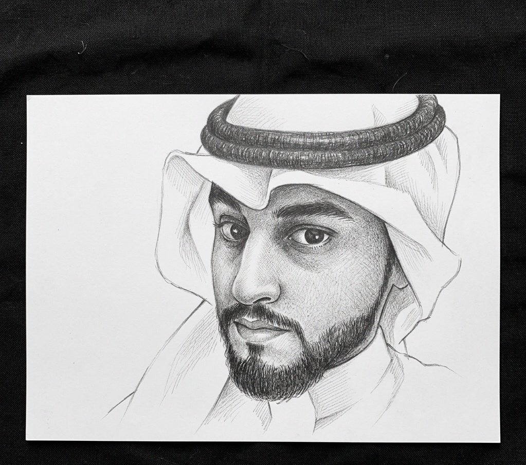 zhan_hugo42945's tweet photo. @jx501x 
السلام عليكم 🤍 بدر الناصري
رسمت لك لوحة من صورتك بكل حب، وتمنيت توصل لك قبل أي أحد. رأيك يسعدني كثير، ودعمك لو بهدية بسيطة بيفرق معي فعلًا لأن الرسم هو مصدر دخلي الوحيد 🙏🏻♥ https://t.co/buGcc5fT5Q