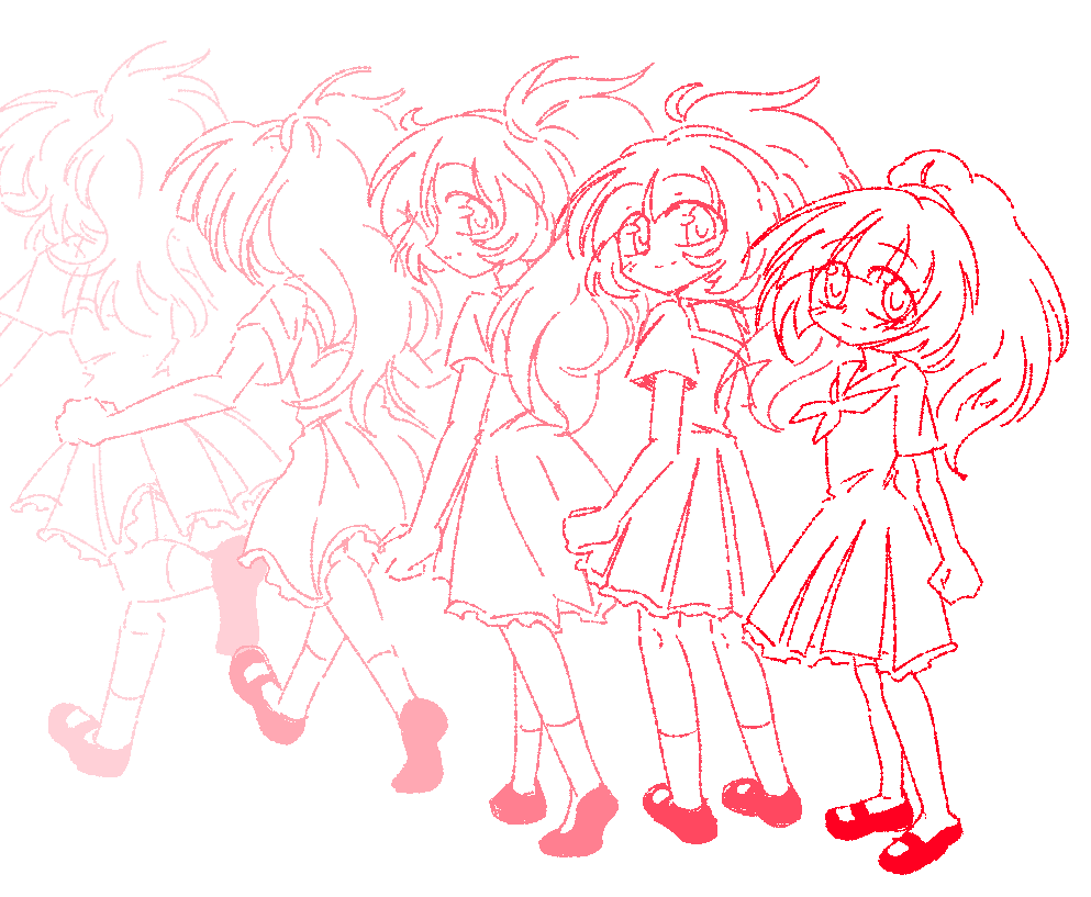 Flutter of birds parody