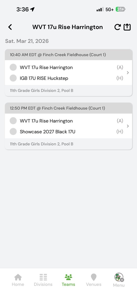 West Virginia Thunder Rise Harrington 2027 tweet media