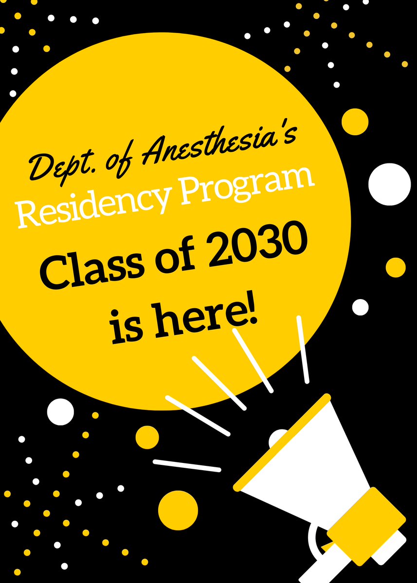 UI Department of Anesthesia tweet media