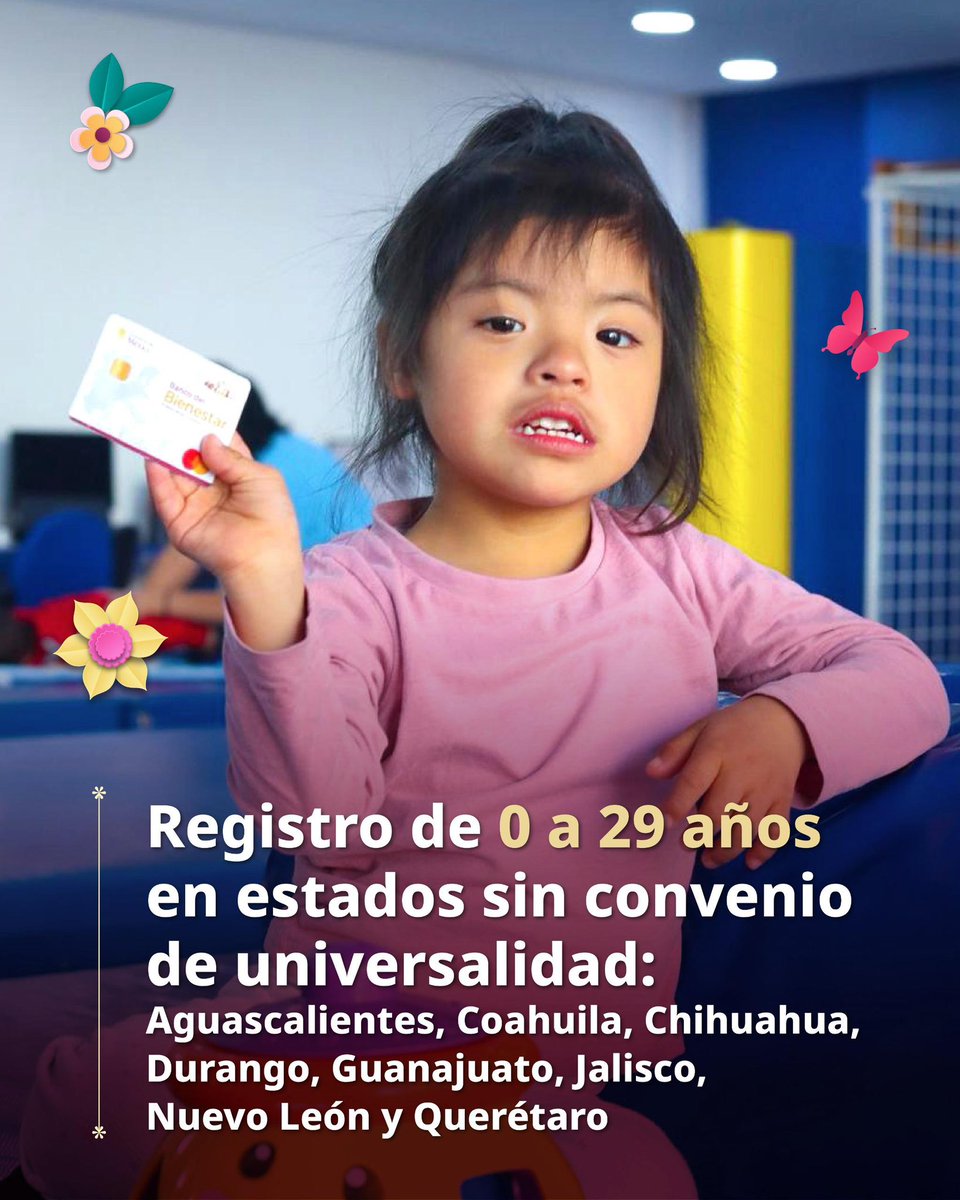 ❤️ #PensiónDiscapacidad ❤️
Del 23 al 29 de marzo se realizará el registro a la #PensiónDiscapacidad.

Aquí te comparto información importante sobre el registro.👇

Ubica tu #MóduloBienestar en: gob.mx/bienestar

<a href="/Claudiashein/">Claudia Sheinbaum Pardo</a>
#HumanismoMexicano
#PrimeroLosPobres
