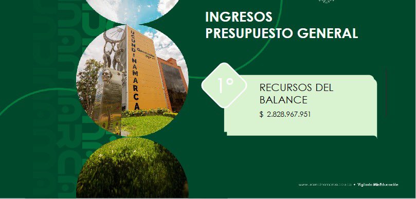 facebook.com/share/1CmeL1qb…

Como designada del Presidente de la República, el día de ayer, en sesión ordinaria del Consejo Superior, se logro la aprobación de recursos para el fortalecimiento de nuestra UCundinamarca, con recursos asignados por el Gobierno Nacional y el Ministerio