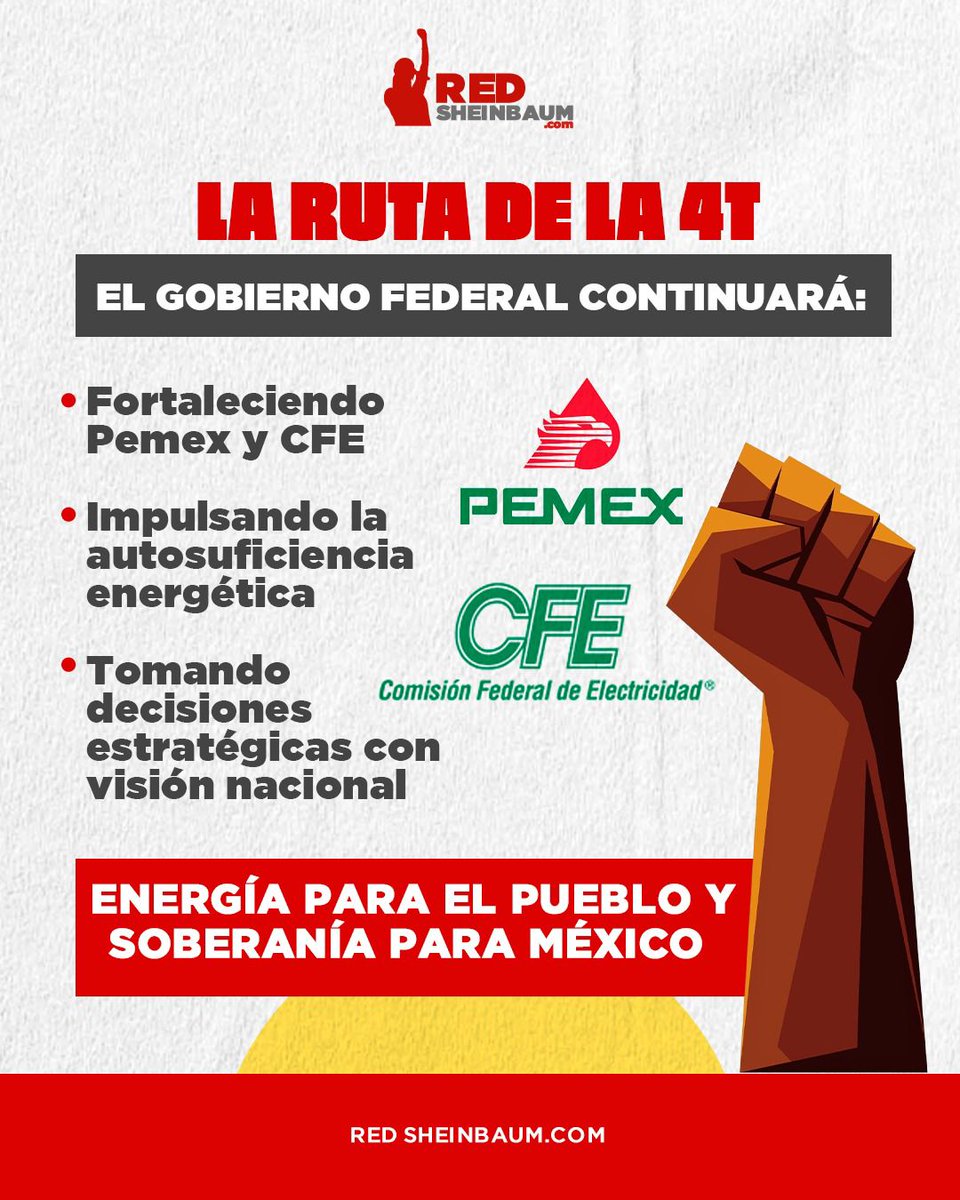 Red Sheinbaum tweet media