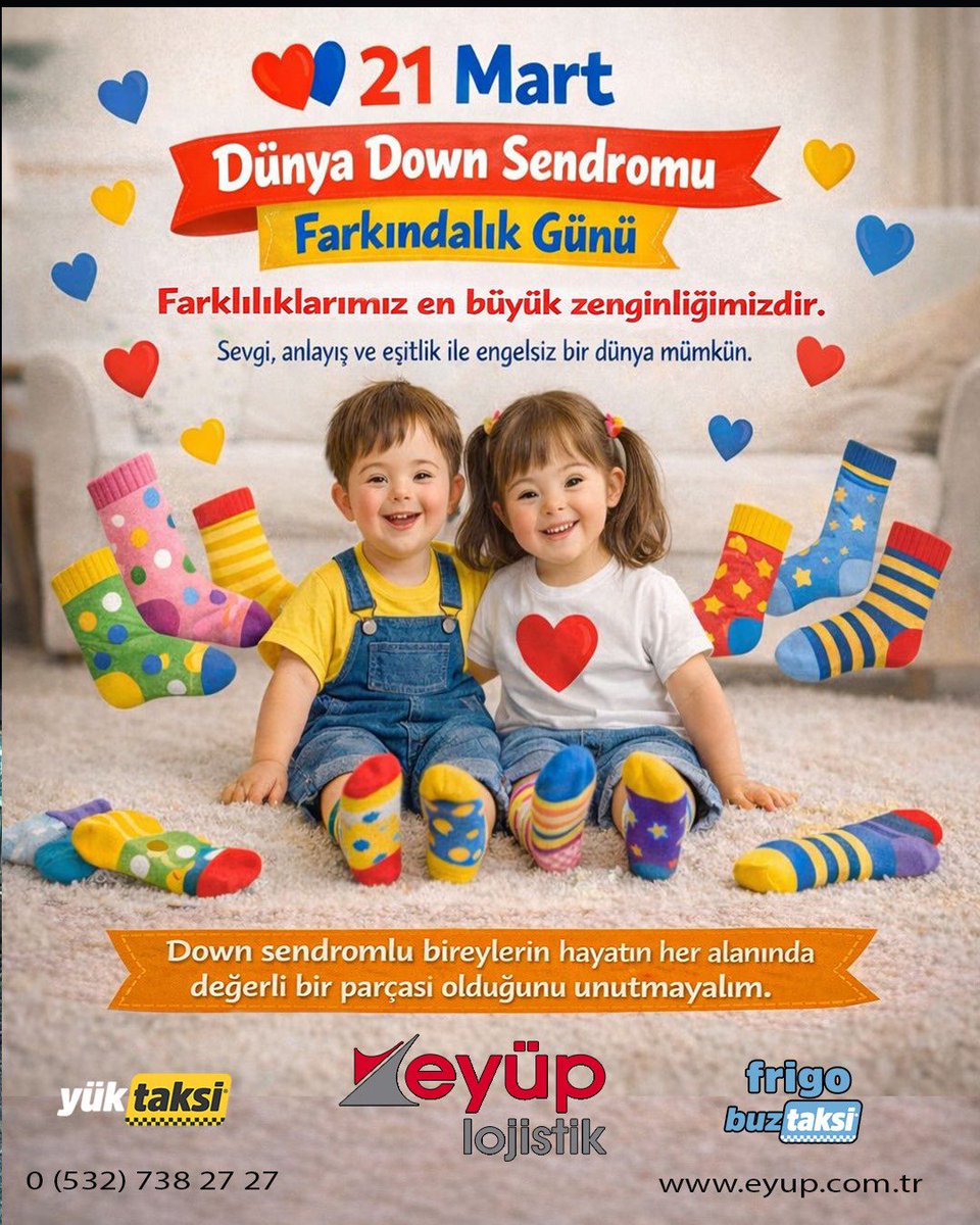 Farklılıklarımızla daha güzel, daha güçlü bir dünya mümkün.
Sevgi, anlayış ve eşitlikle her bireyin hayatın içinde hak ettiği yeri alması için birlikte farkındayız.

#DünyaDownSendromuGünü #21Mart #Farkındalık #FarklılıkGüzeldir #Sevgi #Eşitlik #EngelsizYaşam #DownSendromu