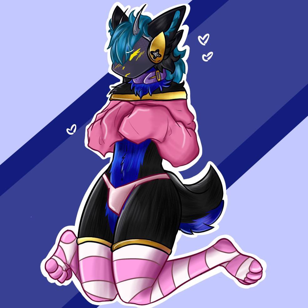 Artemis the Dragon Protogen tweet media