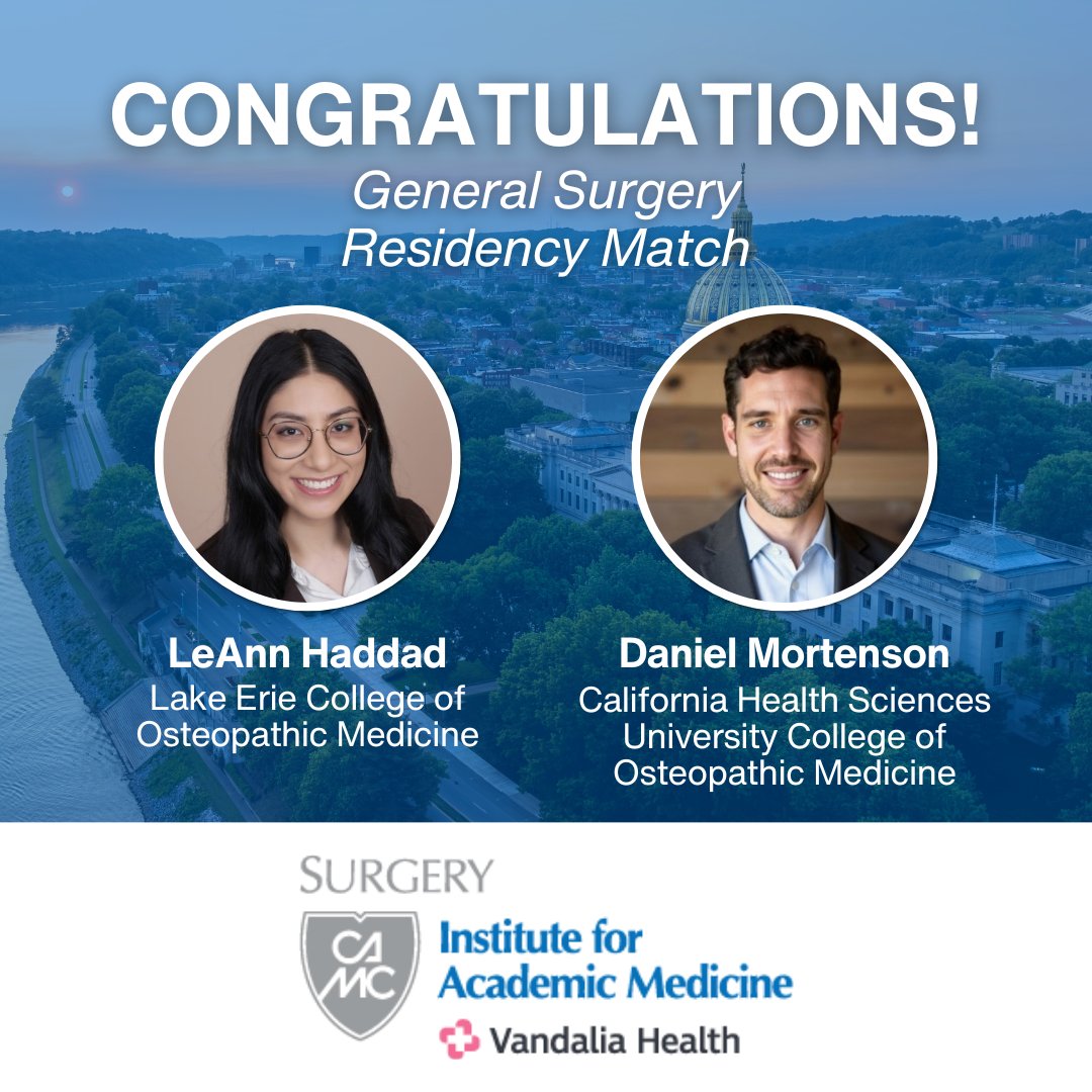 CAMC Surgery Residency and Fellowship Programs tweet media