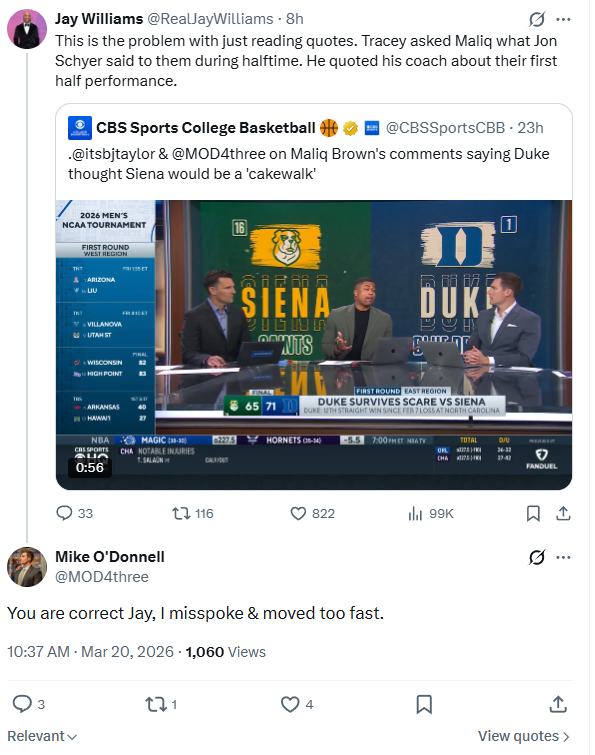 DukeManiacs's tweet photo. Now, go on social media and retract your original statement without being prompted for an apology... https://t.co/zIOz6c1EqI