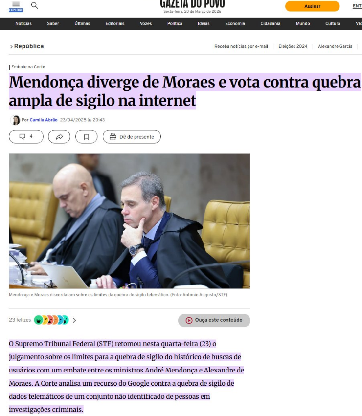 schmittpaula's tweet photo. Isso sim é uma milícia digital. E a milícia nem se preocupa em mentir direito -- eles conhecem o QI do seu público. Mendonça estava na verdade defendendo a privacidade de usuários da internet, e o video é de um ano atrás. Que gente mau-caráter, que coisa assustadora https://t.co/0Rbs7LQ6RZ