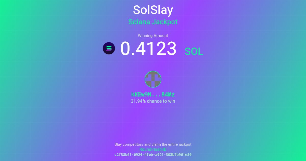 SolSlay - Solana Game tweet media