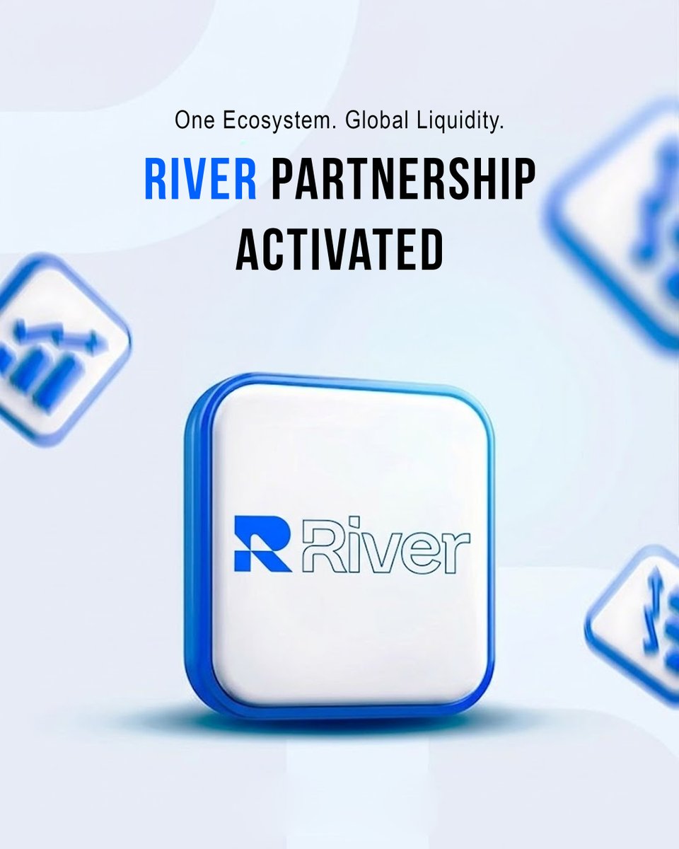 solnex25's tweet image. River partnership is now activated.

One ecosystem. Unified liquidity. Real-world financial access at scale. This integration strengthens infrastructure, enhances global transaction flow, and brings digital assets closer to everyday usability.

 #DigitalAssets #NextGenFinance