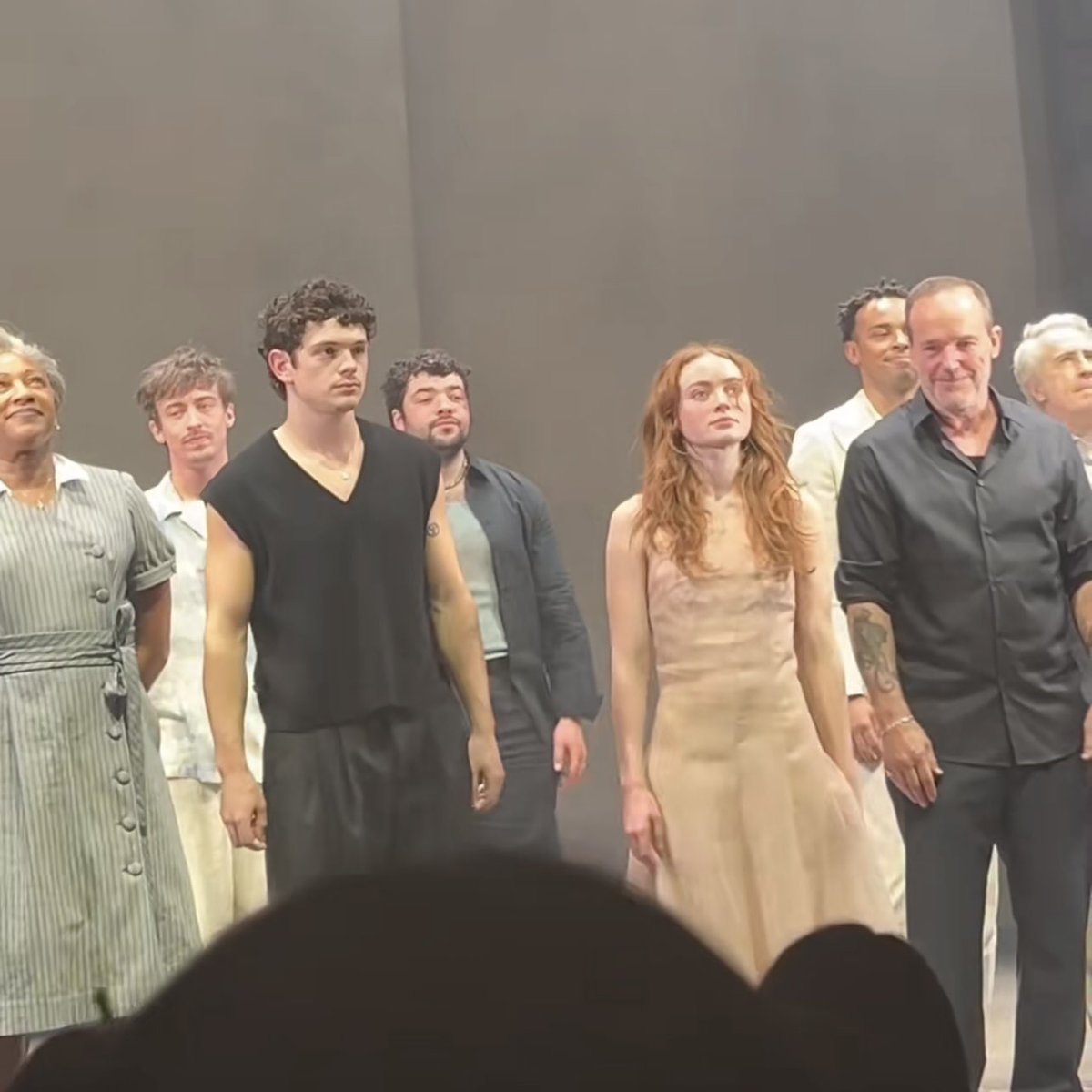 sadieposts's tweet image. the first romeo &amp;amp; juliet curtain call last night via letswatchaplay on tiktok ⭐️