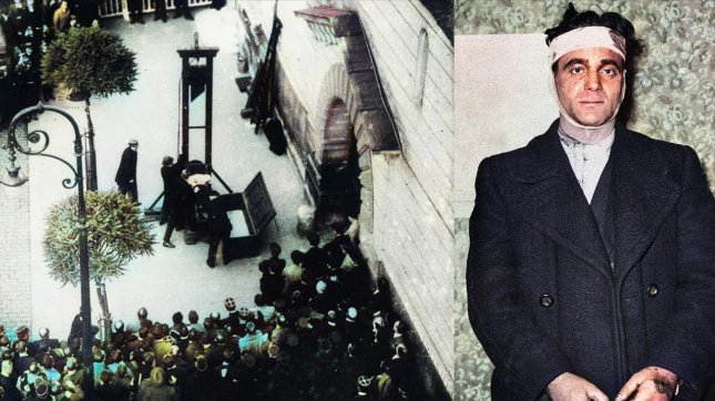 Maddy_Harp_001's tweet photo. 🚨 WHAT WAS HIS CRIME ACTUALLY....

Eugen Weidmann's crimes centered on robbery and murder for financial gain. A German career criminal born in 1908, he had prior convictions for robbery. 

While imprisoned, he met accomplices Roger Million, Jean Blanc, and Fritz Frommer. After release, the group targeted wealthy tourists and locals in France during 1937, luring victims with false promises, e.g., jobs, tours, or investments, before killing them and stealing money or valuables. 

Between July and November 1937, Weidmann committed at least six murders: 

Jean de Koven, a 22-year-old American dancer and tourist from Brooklyn, was lured to a Paris villa in July 1937 under the pretense of friendship; Weidmann strangled her, buried her in the garden, and cashed her traveler's cheques.

Joseph Couffy, a private chauffeur, was shot after being tricked into a fake tourist trip.

Janine Keller, a young woman enticed with a fake governess job for wealthy Americans, was murdered in Fontainebleau Forest.

Roger LeBlond, a real estate agent, was killed in his office.

Raymond Lesobre, another real estate agent.
Fritz Frommer, a former prison acquaintance, was eliminated as he knew too much.

Most killings were premeditated for theft; only de Koven's was ruled unpremeditated. Weidmann confessed cooperatively after arrest on December 8, 1937, showing regret only for de Koven, describing her as "gentle and unsuspecting."

Convicted of six murders, he was sentenced to death. On June 17, 1939, he became the last person publicly guillotined in France at Versailles, an event so chaotic it ended public executions forever.