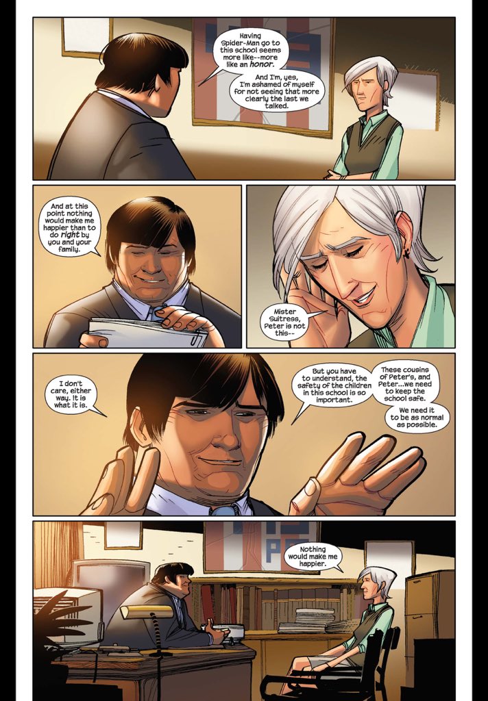 Peter’s identity also becoming an open secret at midtown was a pretty interesting idea as well that should have been explored more.