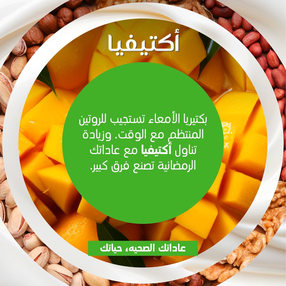 الروتين مهم.
أمعاؤك تستجيب لما تفعله يوميًا.
أضف أكتيفيا لعاداتك في رمضان.

Routine matters.
Your gut responds to what you do daily.
Add Activia to your Ramadan habits.