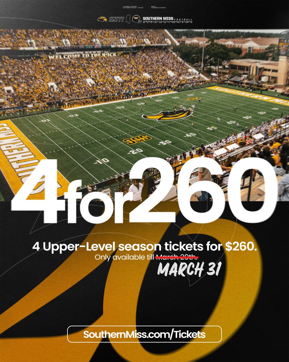 Southern Miss Football tweet media