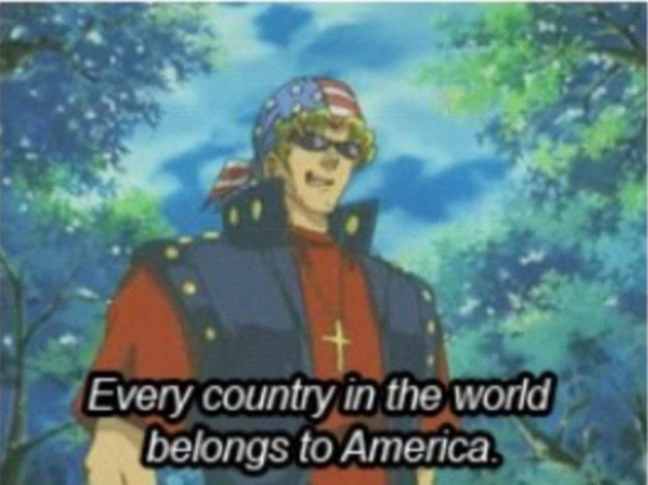 I like how he looks like the stereotypical American that Japanese people depict in animes. At least 2026 has some light hearted moments that are now history.