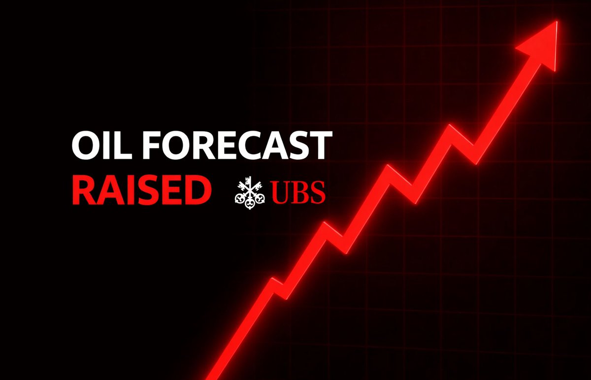 CoinGapeMedia's tweet image. 🔍 @UBS upgrades its #oil price outlook, now projecting $86 per #barrel in 2026 and $80 in 2027.