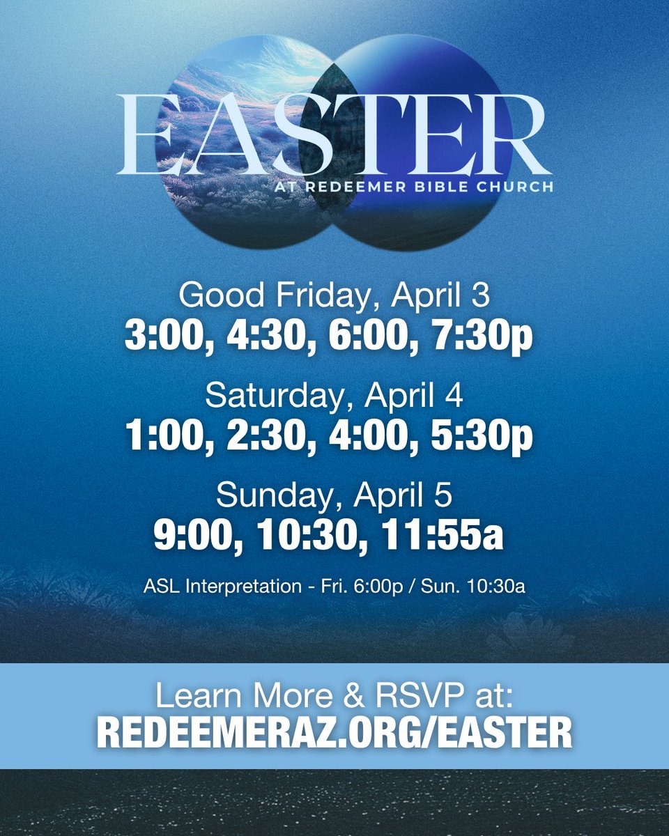 Redeemer Bible Church AZ tweet media