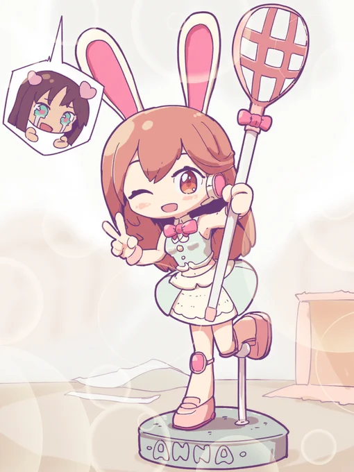 過去絵になっちゃうけどアンナチャンハピバ! #宇佐元杏奈生誕祭 #アリスギア
