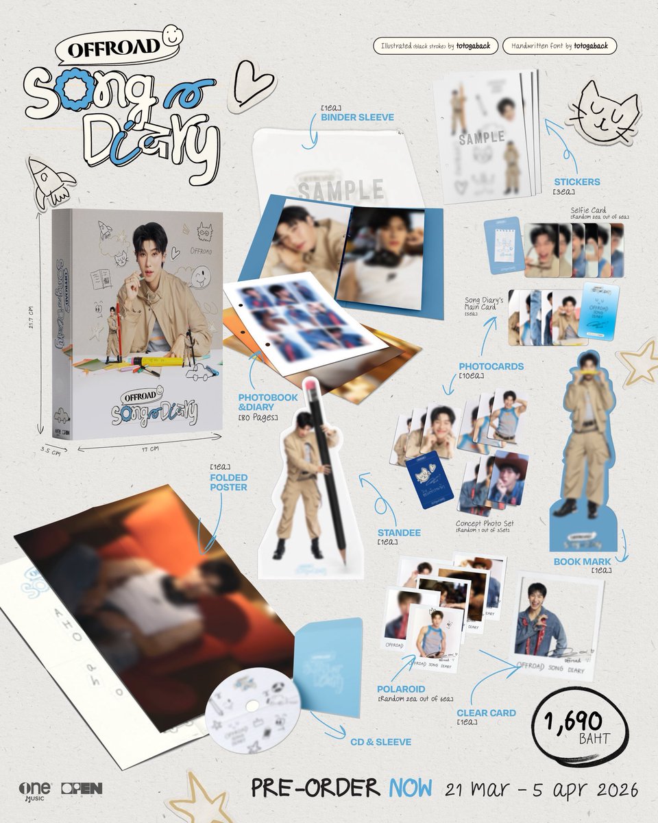 seunkyu_'s tweet photo. OFFROAD ‘SONG DIARY’ SET

共同購入してくださる方いらっしゃいませんか⁇
Is there anyone who can buy it jointly?

a person who can ship to Japan.
I would like to purchase 3 sets.

#OFFROADSONGDIARY 
#OFFROAD #offroadKTP 
#OPENLABELMERCH 
#OPENLABEL https://t.co/fhIlvZyLjH