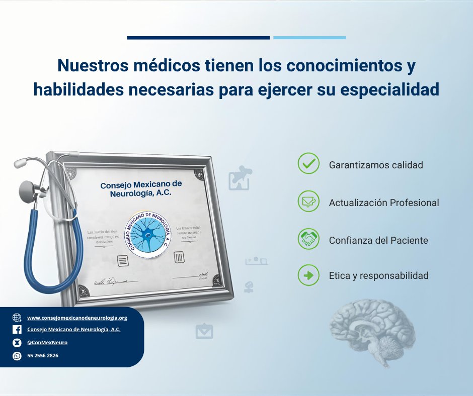 ConMexNeuro's tweet photo. 🧠🥼Nuestros médicos son garantía de calidad en su servicio. 
✅💻 https://t.co/K4AWeraUKK https://t.co/EyLLGyUYZS