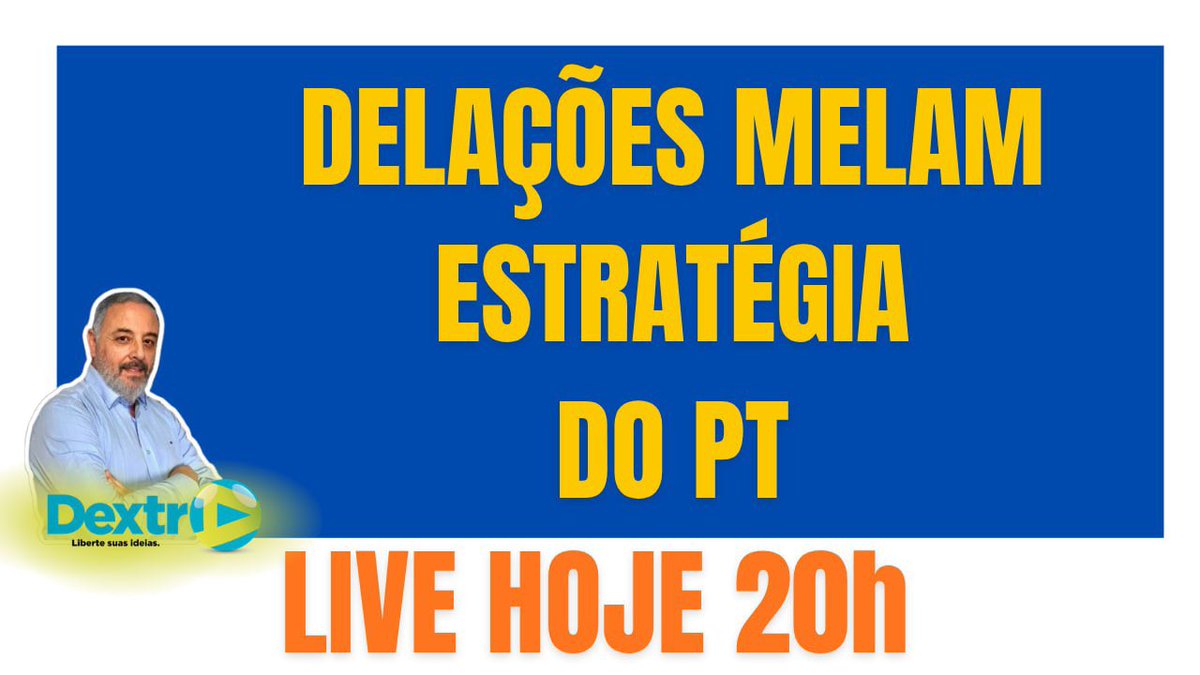 O PT botou em ação um estratégia para proteger Lula de Lulinha e para tentar jogar o escândalo do Master no colo de Bolsonaro de Roberto Campos Neto, mas as delações premiadas em curso vão melar o jogo do PT. LIVE HOJE 20h. NÃO PERCA. youtube.com/live/_WBiNfkIR…