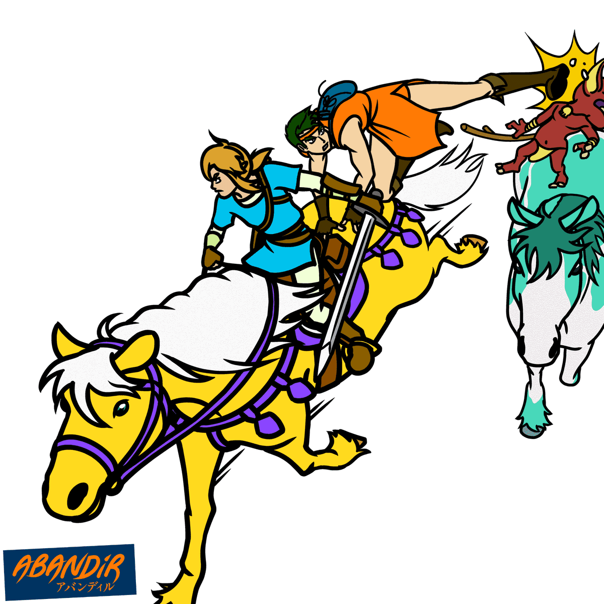 aaabandir's tweet photo. They then saw other riders. https://t.co/qtK9v6AFYC