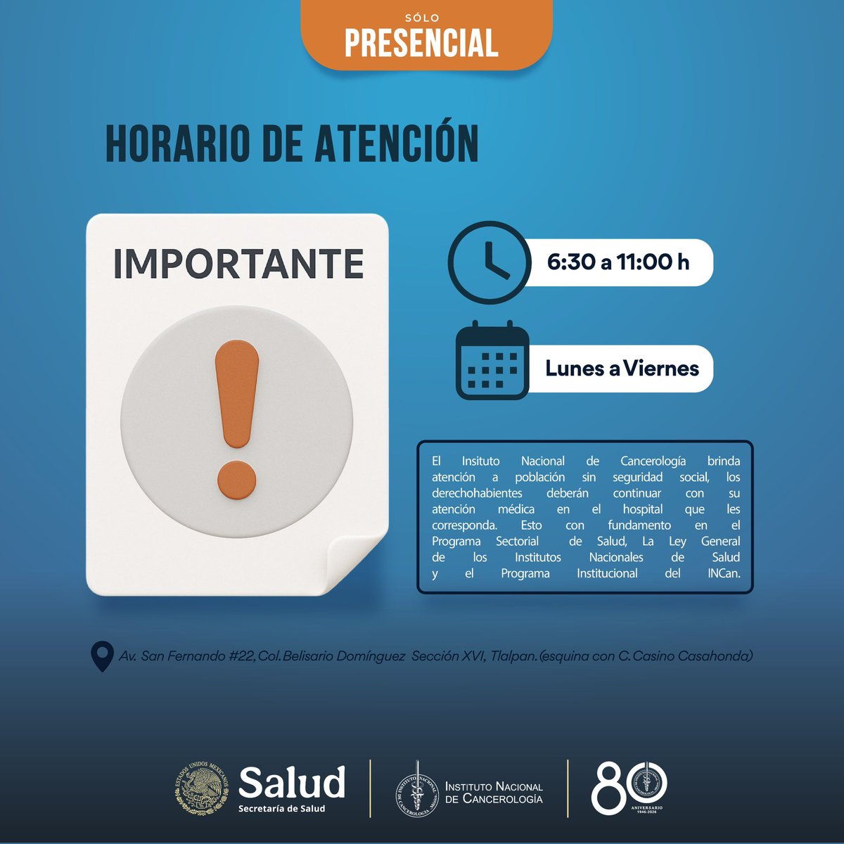 Instituto Nacional de Cancerología tweet media