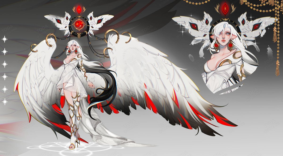 ️Watcher Seraph Adoptable ️ --- SB : $230 Min : $10 AB : $400 ...