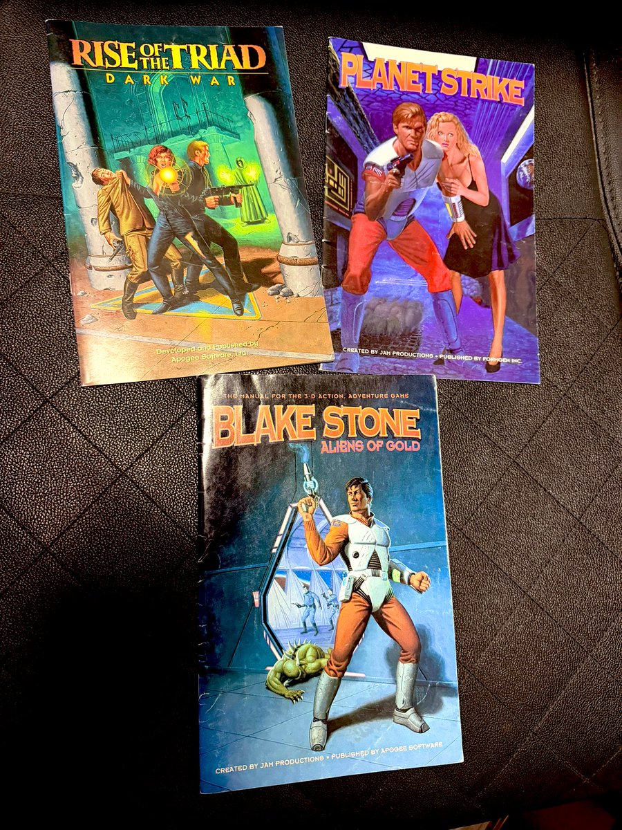 r41d_0ne's tweet photo. New Manuals for my Collection ๐คฉ๐คฉ๐คฉ
Now I only need a copy from Planet Strike and Blake Stone ๐
@Apogee_Ent
@ScottApogee
#blakestone #planetstrike #riseofthetriad #apogee https://t.co/CM3Uwe1R2Y