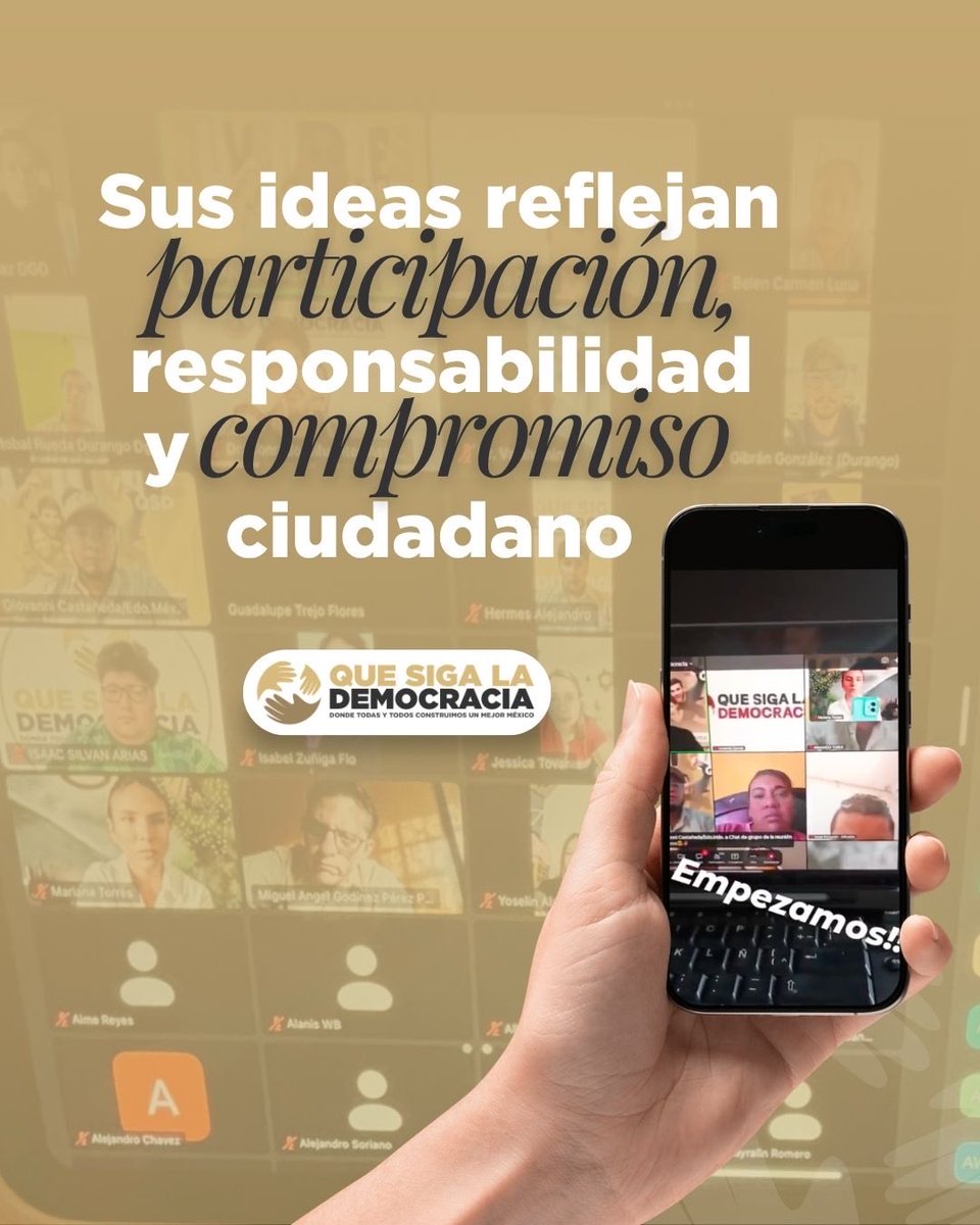 Que Siga La Democracia tweet media