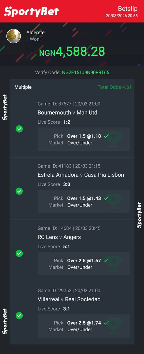 SAMDAVI09117203's tweet photo. GOT EM THIS TIME!l

ALDERETE AT IT AGAIN! 🔥🔥

We lost but we got back up 💪🔥🔥

#SPORTYBET ! #SportsBetting

 https://t.co/NyFfteYDBz https://t.co/RnhnGiA1RR