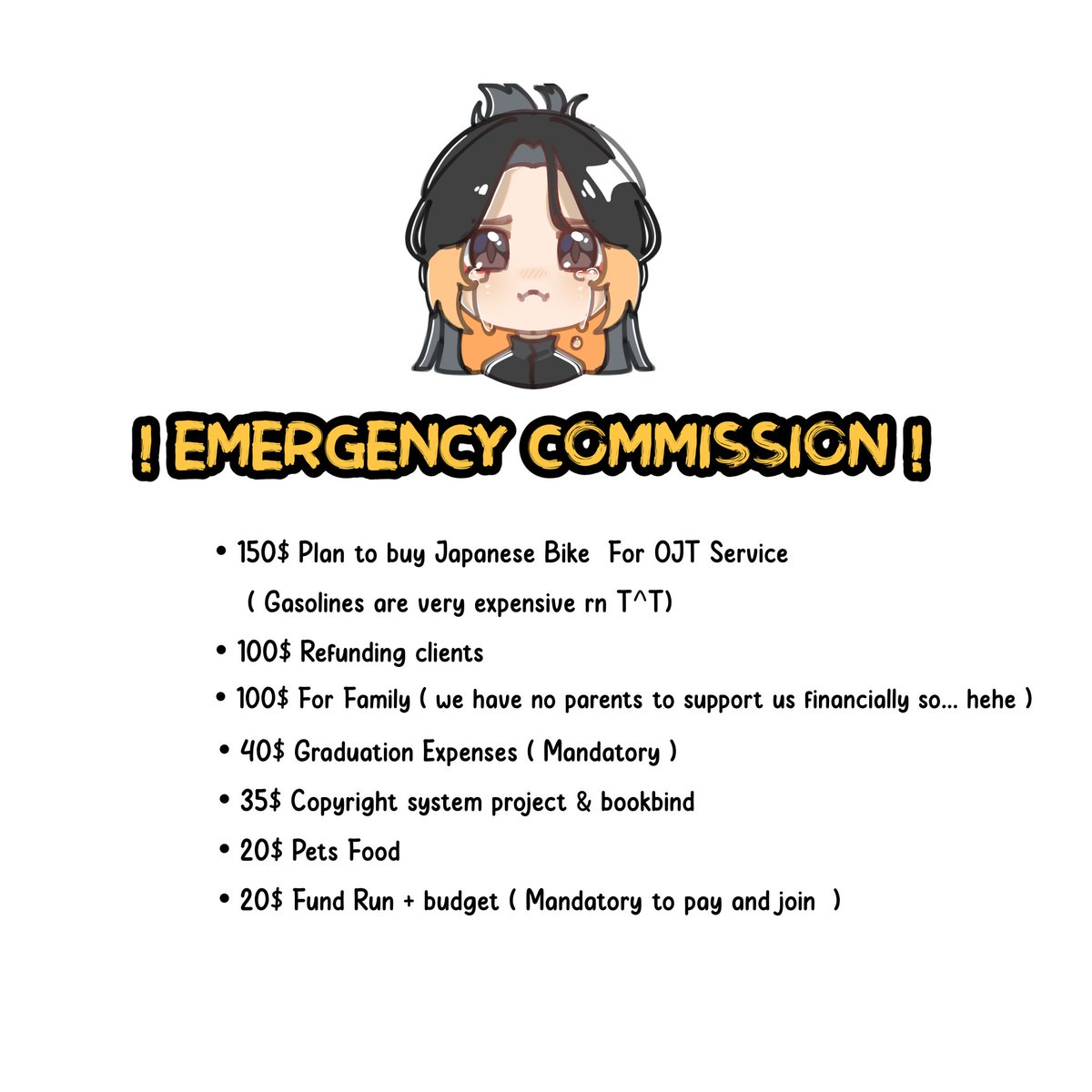 🌷⛩️ 𝐇𝐚𝐫𝐮𝐤𝐨 𝐂𝐡𝐚𝐧 𝐀𝐫𝐭𝐳 ⛩️🌷 EMERGENCY tweet media