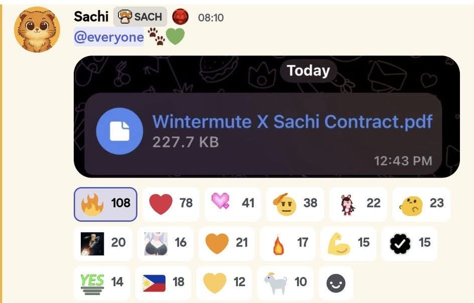 aaaaa1432222's tweet photo. @sachi_coin @MEXC_Official Hahaha I am still waiting on this haha

Tagging @wintermute_t  for visibility ahha https://t.co/1r2a3tDbcO
