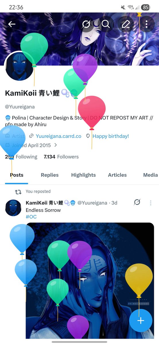 KamiKøii 青い鯉 🫧🪼 tweet media