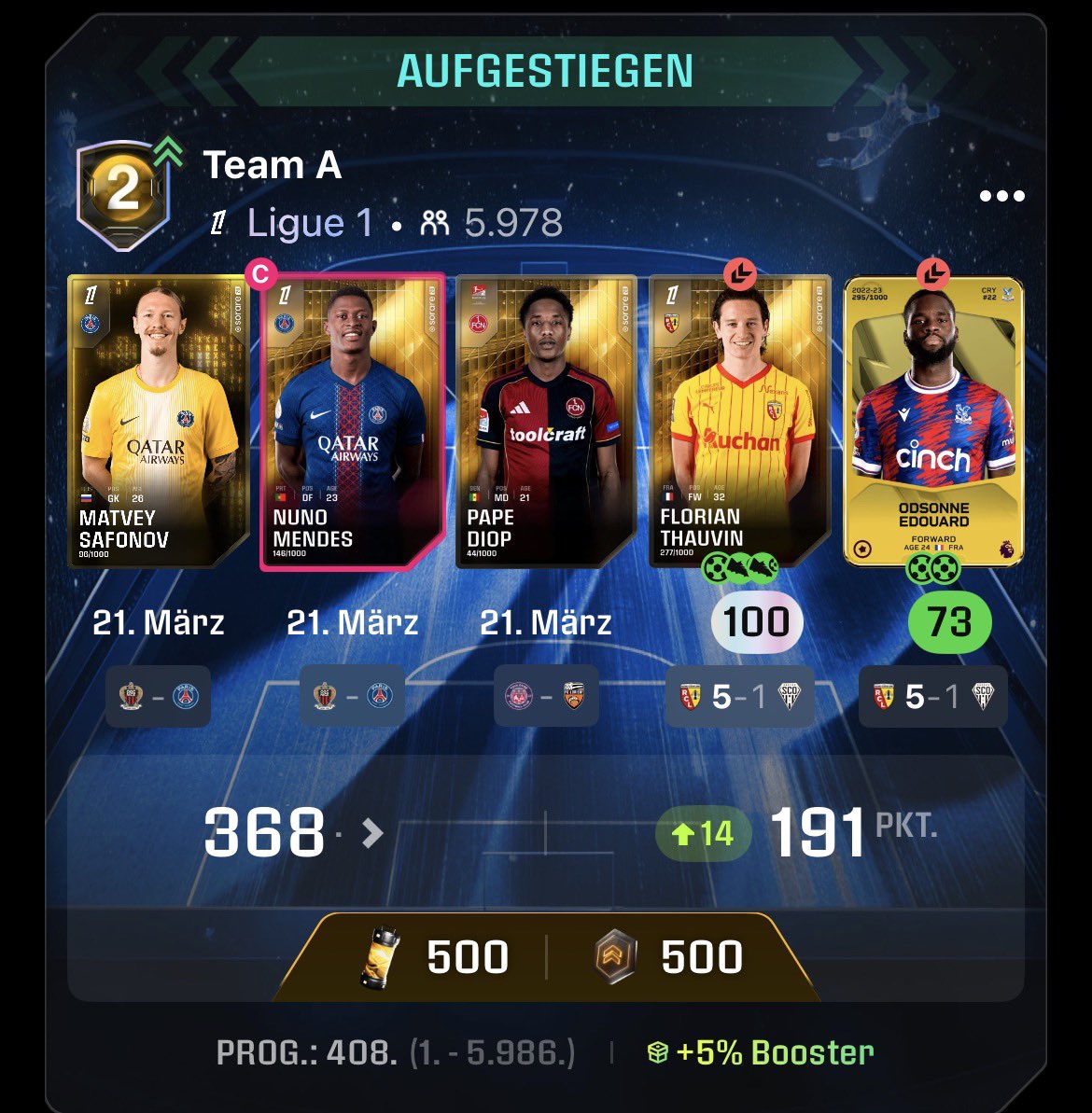 Sorare Bundesliga tweet media