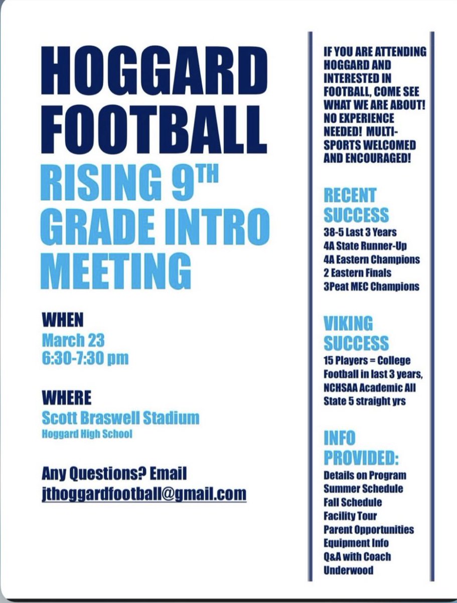 Hoggard Football tweet media