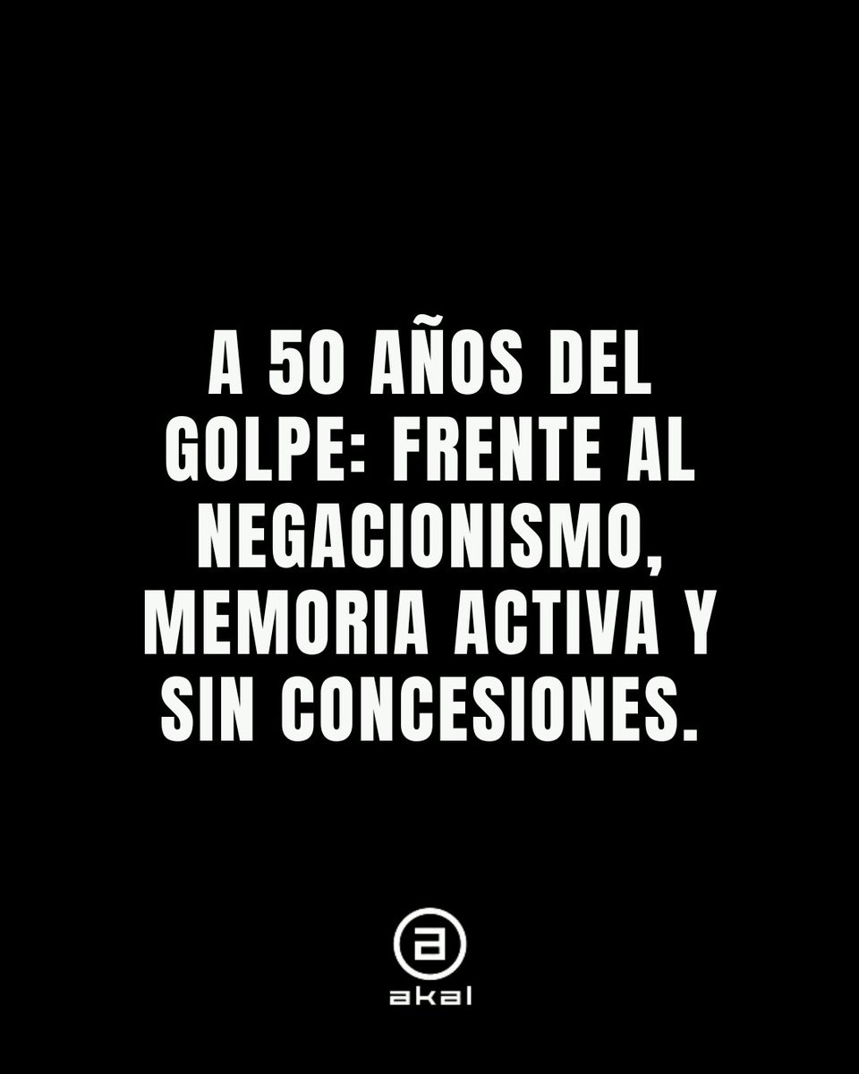 Este 24 de marzo volvemos a decir Nunca Más. A 50 años del golpe, memoria, verdad y justicia siguen siendo urgentes. Frente al negacionismo, lo decimos claro: no hay democracia sin memoria.

La memoria no se negocia. Nos vemos en las calles.