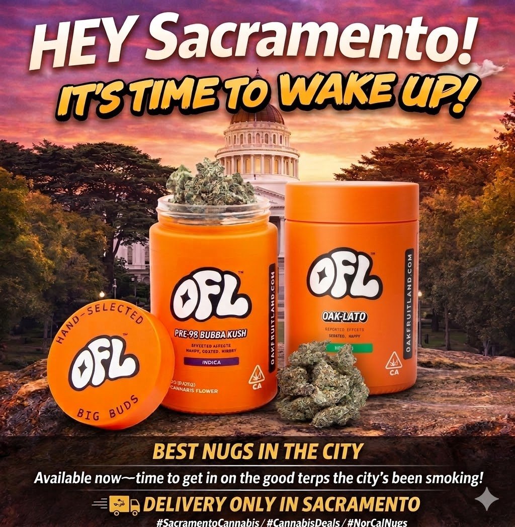 Sacramento Delivery By OFL tweet media