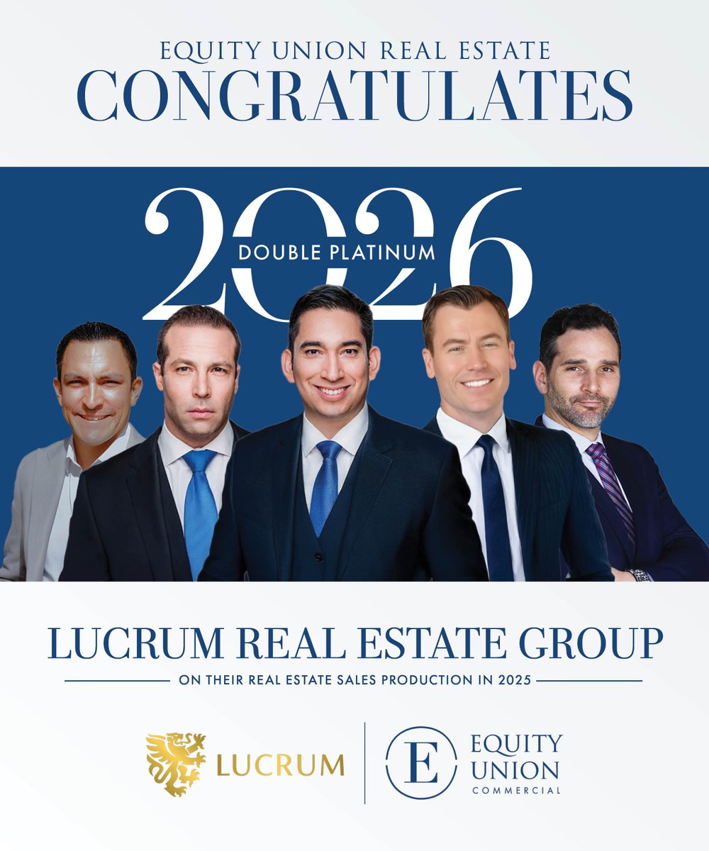 LucrumRE's tweet photo. 𝗥𝗲𝗰𝗼𝗴𝗻𝗶𝘁𝗶𝗼𝗻 𝗶𝘀 𝗺𝗲𝗮𝗻𝗶𝗻𝗴𝗳𝘂𝗹. 𝗘𝘅𝗲𝗰𝘂𝘁𝗶𝗼𝗻 𝗶𝘀 𝘄𝗵𝗮𝘁 𝗺𝗮𝘁𝘁𝗲𝗿𝘀 𝗺𝗼𝘀𝘁.

We’re honored to be recognized by Equity Union at this year’s Southern California Awards Ceremony, where Lucrum Real Estate Group was awarded the Double Platinum Award. https://t.co/0Rgz0E49jN