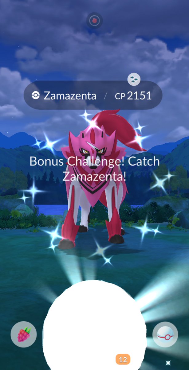 DebbietheAussie's tweet image. Got the shiny Zamazenta at twilight 👀🩷♥️🩷 #PokemonGO #ShinyPokemon #PokemonGORaids