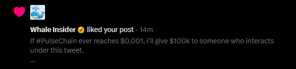 We're being noticed by big accounts

This is just the beginning 🔥🔥🔥

$PLS $PLSX $HEX $PRVX