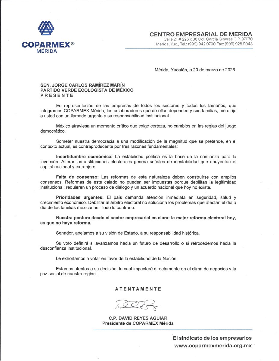 COPARMEX MERIDA tweet media