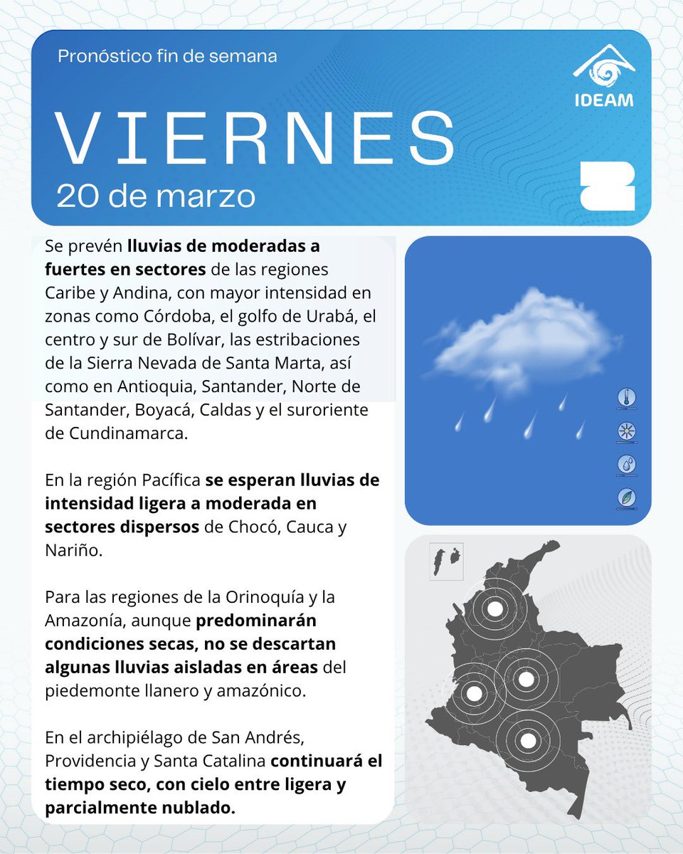 Ideam Colombia tweet media