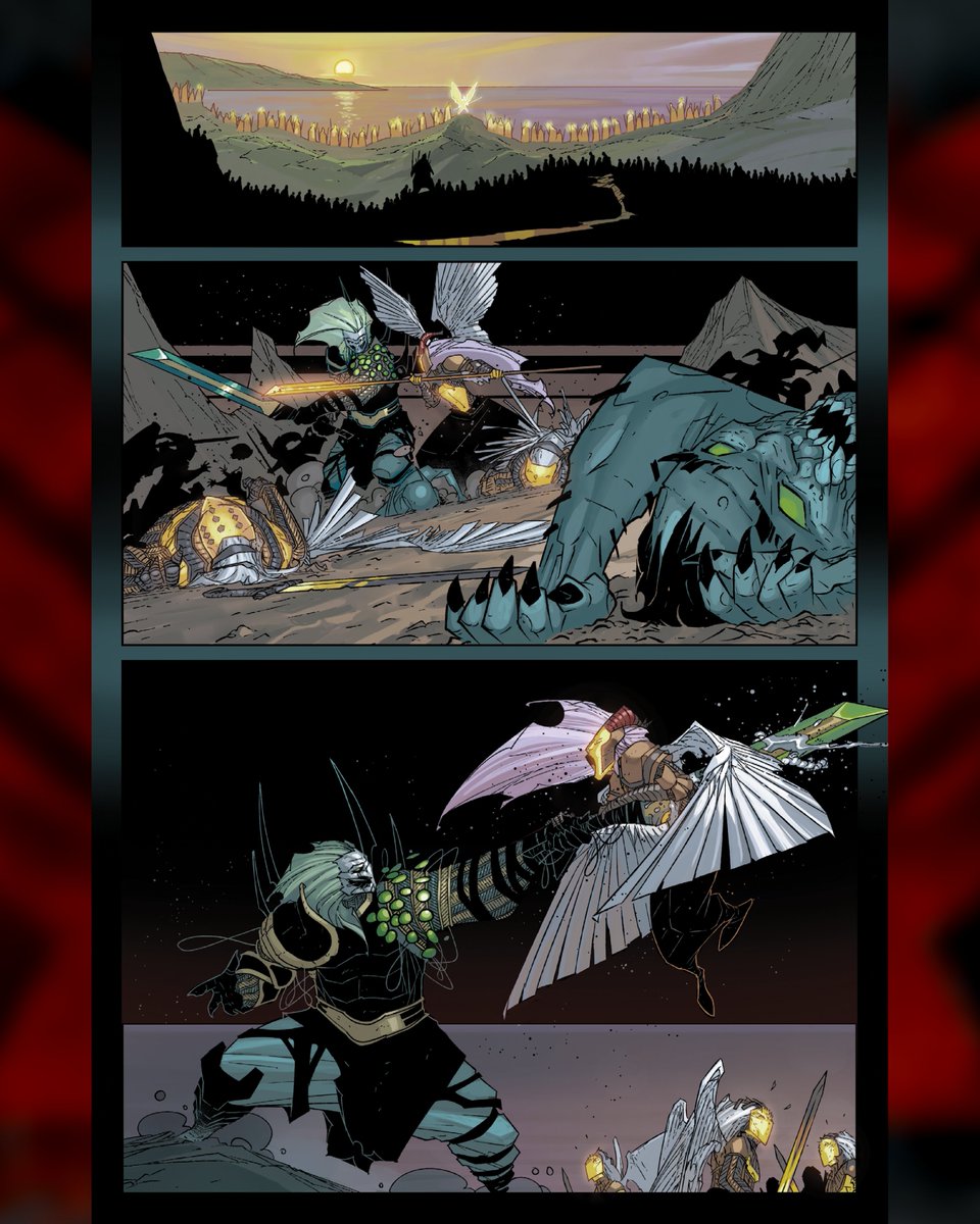 TopCow's tweet image. 😇⚔️😈 Angelus vs Darkness… zero chill, maximum carnage.

Sneak peek at The Darkness vs Angelus 1—wings flying, monsters dropping, bad decisions everywhere.

FOC is MONDAY (3/23) ⏰
Tell your shop before the chaos sells out.
📅 April 15 • 48 pgs

@Marc_Silvestri  #ImageComics