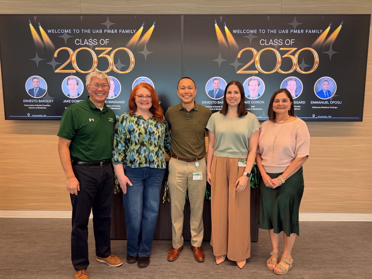 UAB Dept. of Physical Medicine & Rehabilitation tweet media